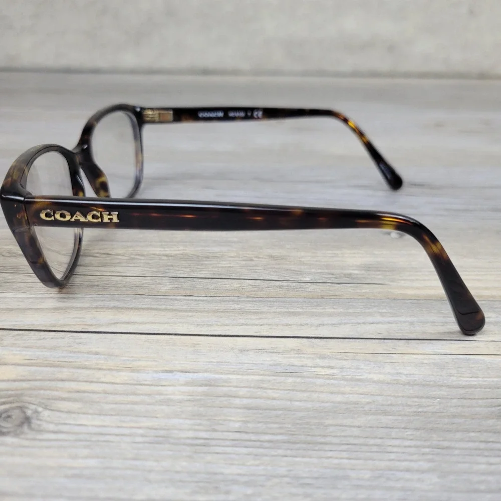 Coach Eyeglasses HC6103 5120 Dark Tortoise Butterfly Frames Only Women 52-16-140